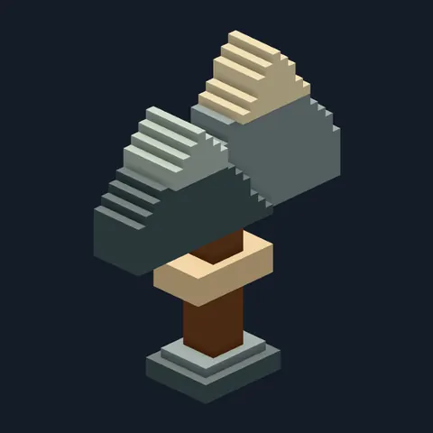 Ridge marker, Forest Camp voxel piece